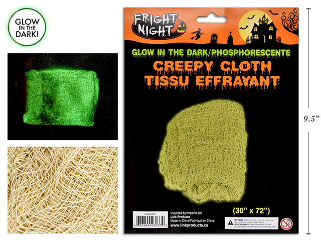 Glow In The Dark Creepy Cloth