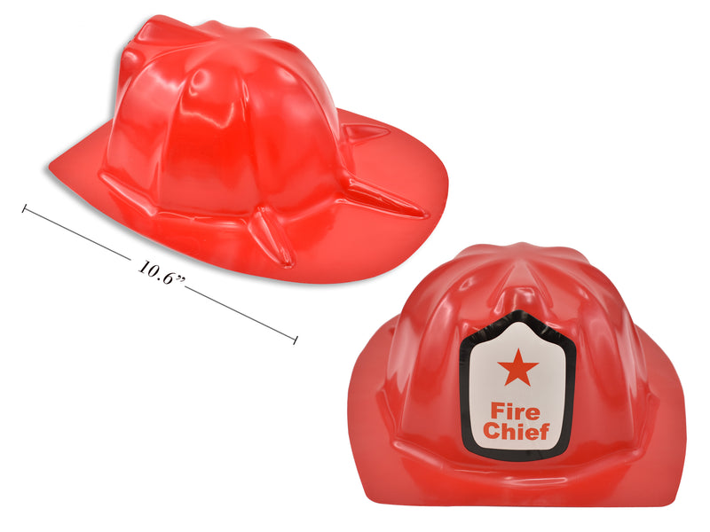 PVC Childrens Fire Chief Hat