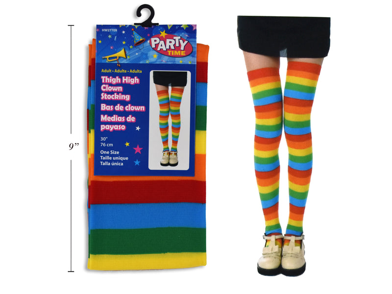 Thigh High Clown Stocking