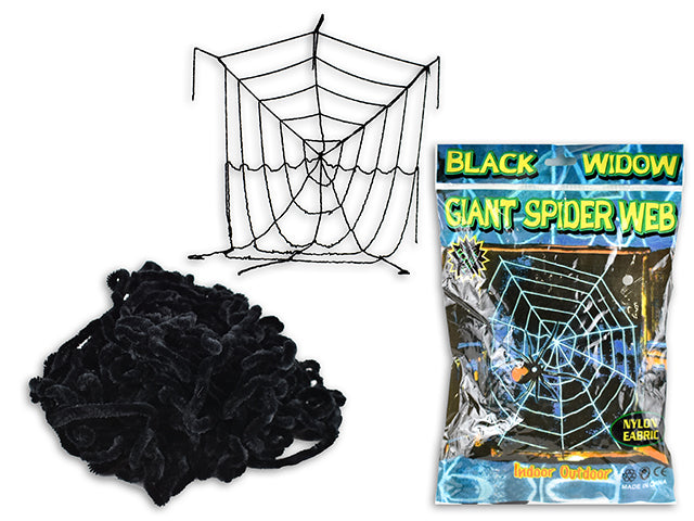 Halloween Giant Chenille Spider Web