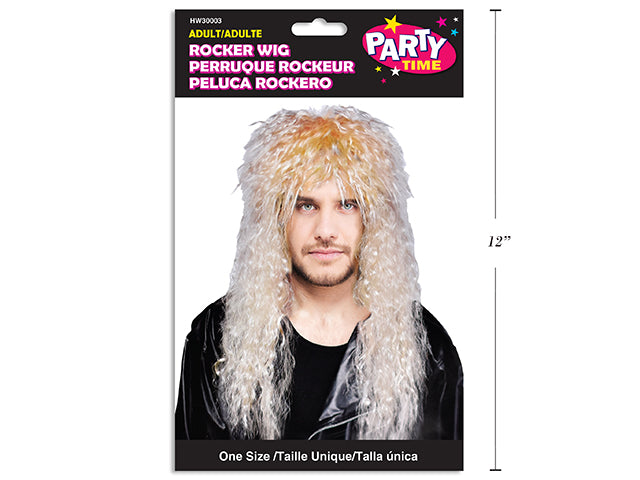 Adult Heavy Metal Hair Band Rocker Wig