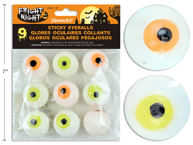 Halloween Sticky Eyeballs