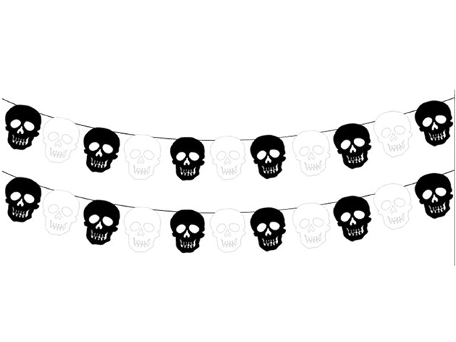Halloween Skull Banner