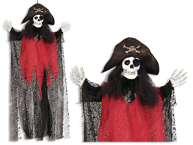 Halloween Hanging Pirate Skeleton