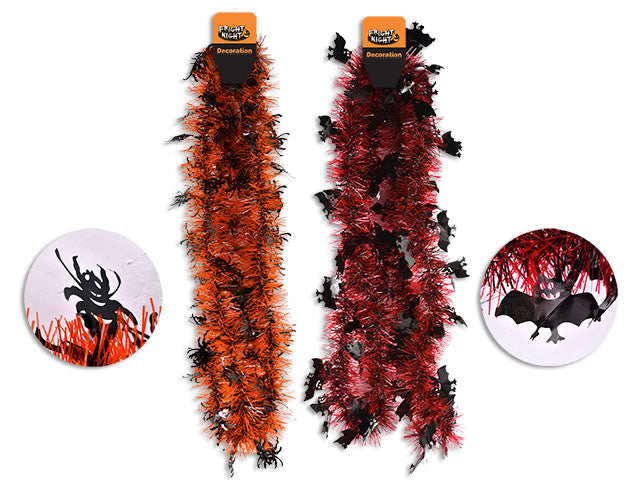 Halloween 2 Tone Tinsel Garland