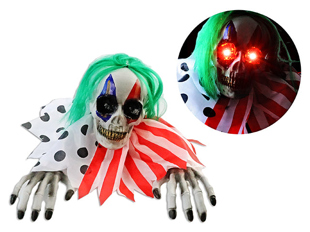Halloween Animated Head Ground Breaker Clown