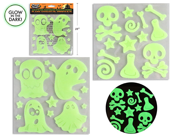 Halloween Glow In The Dark Gel Cling