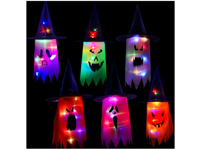 Halloween Led Light Up Hanging Ghost