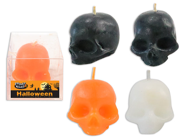 Halloween Skull Candle