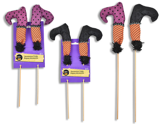 Halloween Witch Legs Stake