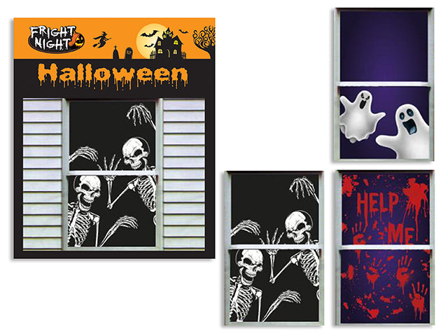 Halloween Window Creepy Corner Poster