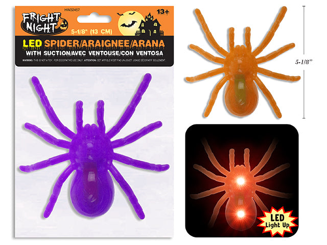 Halloween LED Spider With Suction