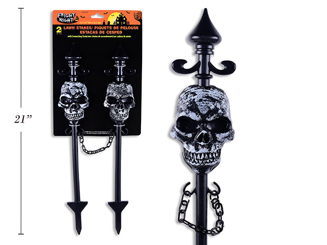 Halloween Lawn Stake With Connecting Chain