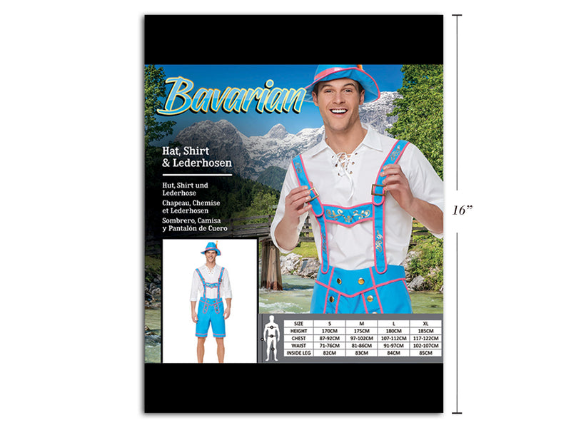 Bavarian Man Costume Large