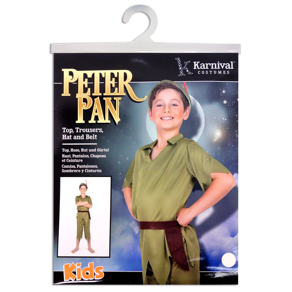 Boy's Peter Pan Boy Costume Set, Costume Party Accessory