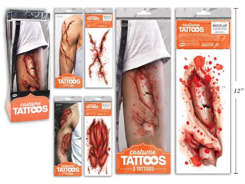 Flesh Wound Accessory Tattoos