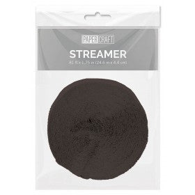Black Paper Streamer