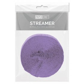 Lavender Paper Streamer