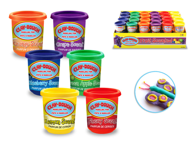 Krafty Kids Fruited Scented Specialty Clay Dough Tubs