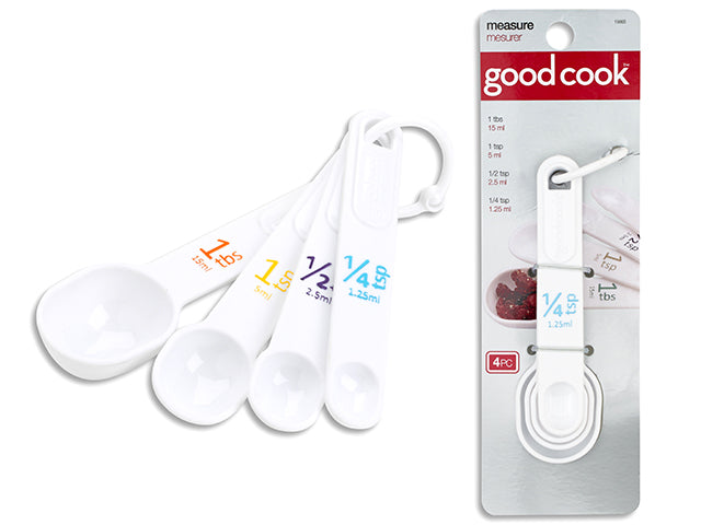 Plastic Measuring Spoon Set 4 Pack