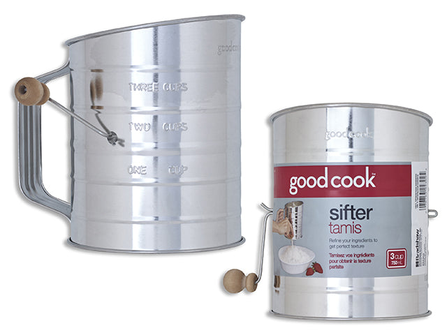 Sifter With Crank Tin