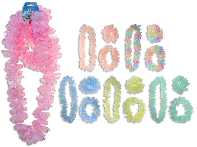 Pastel Hibiscus Luau Costume Set