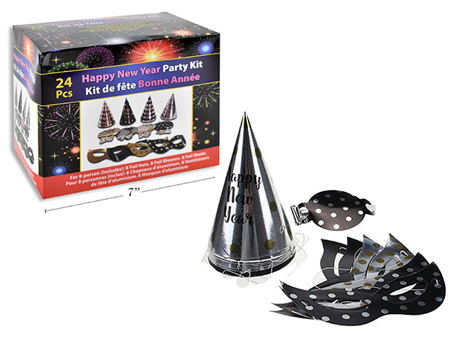8 Person Happy New Year Party Kit