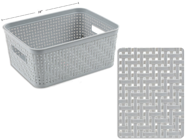 Small Basket. 10-1/8In(L) X 7-7/8In(W) X 4.25In(H)