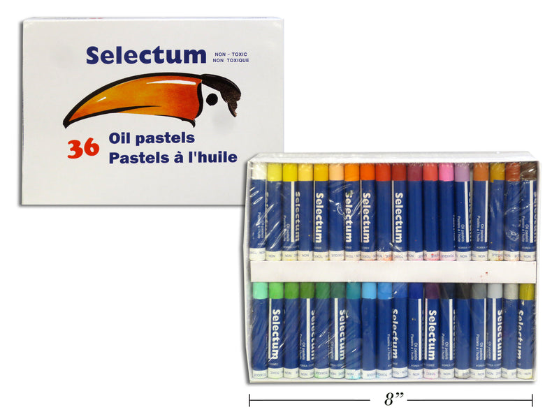 Bazic 12 Color Jumbo Oil Pastels