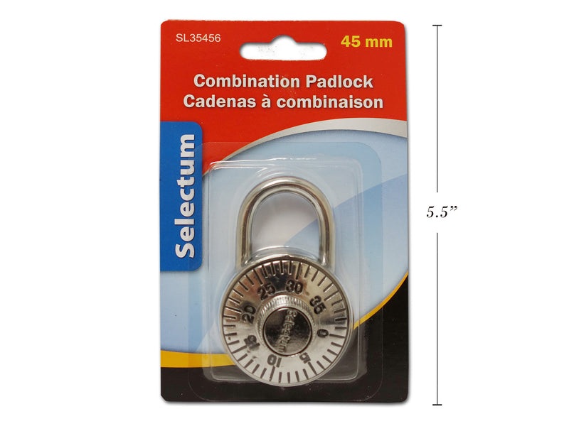 Stainless Steel Combination Padlock