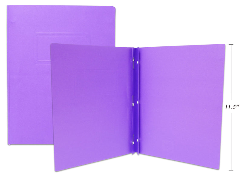 3 Prong Report Covers Purple
