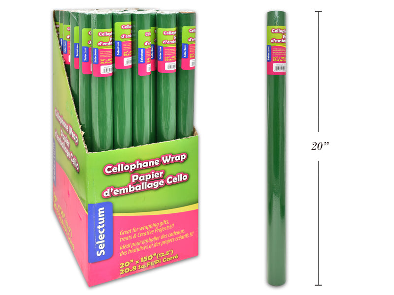 Green Cellophane Wrap