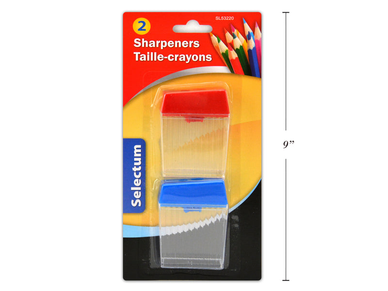 2 Hole Sharpeners 2 Pack