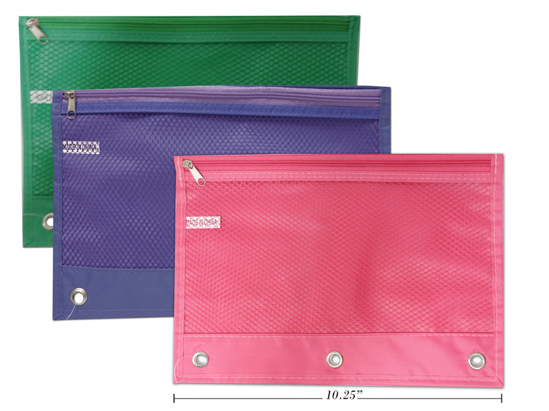 3 Hole Binder Pencil Pouch