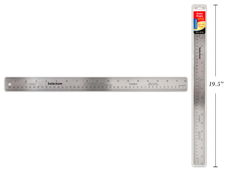 Stainless Steel Ruler Large