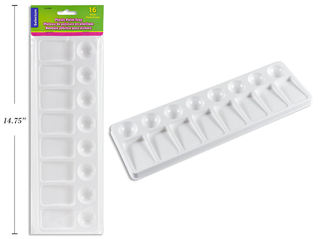 Plastic Paint Tray 16 Wells 30X9.8Cm ( 4X12" Appr)