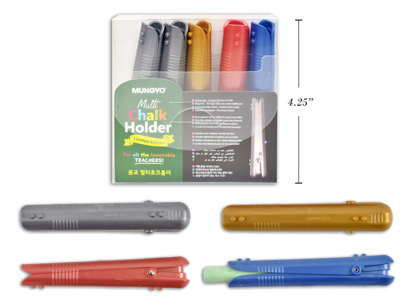 Multi Color Chalk Holder With Spring