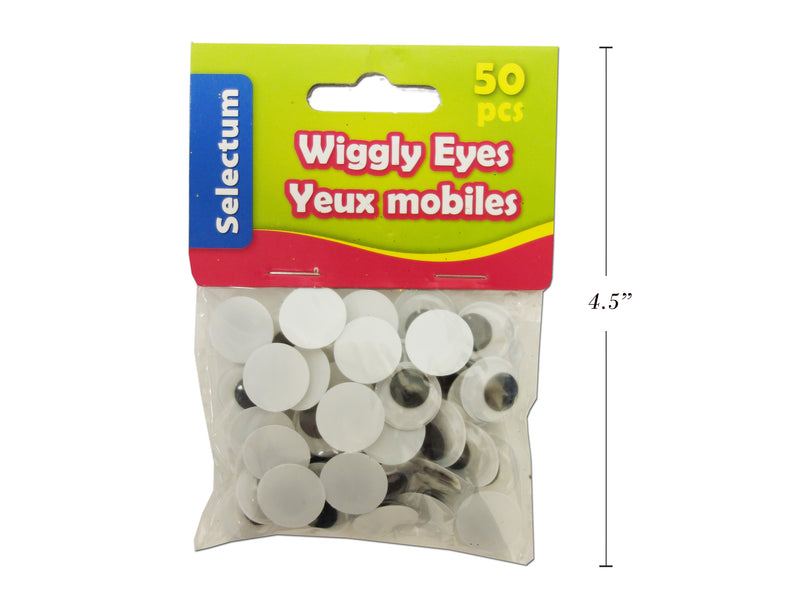Wiggly Eyes Black And White Extra Large 50 Pack