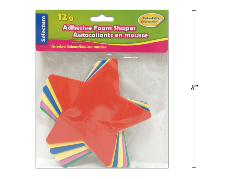 Adhesive Foam Shapes Stars