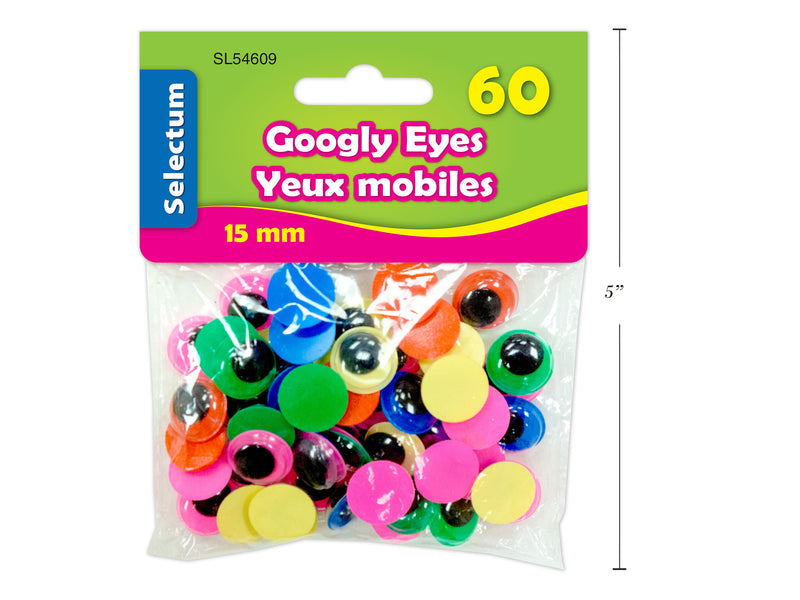 Wiggle Eyes 60 Pack