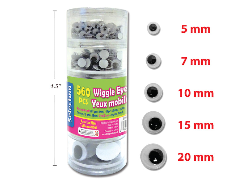 Wiggle Eyes 560 Pack