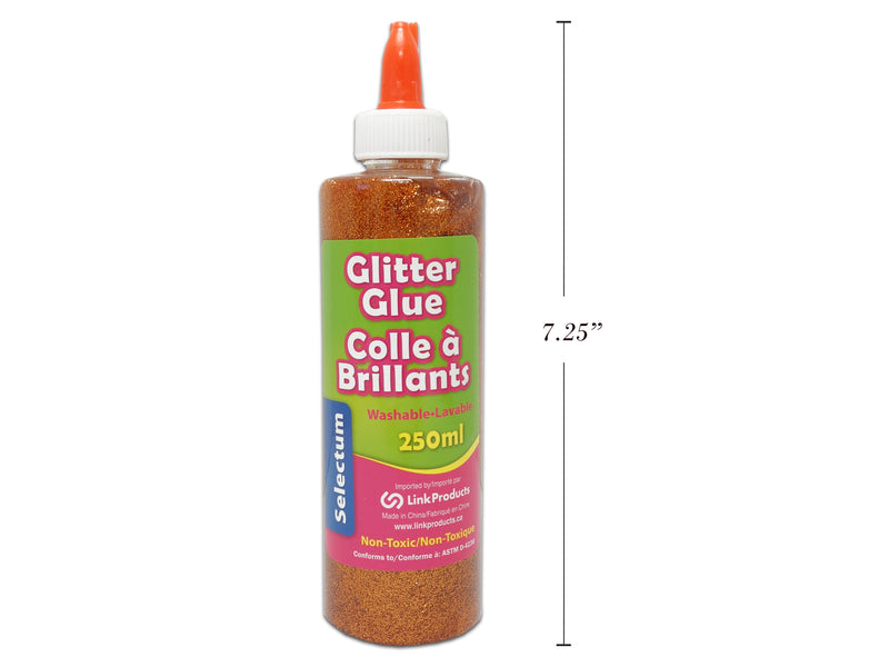 Sparkling Glitter Glue Orange