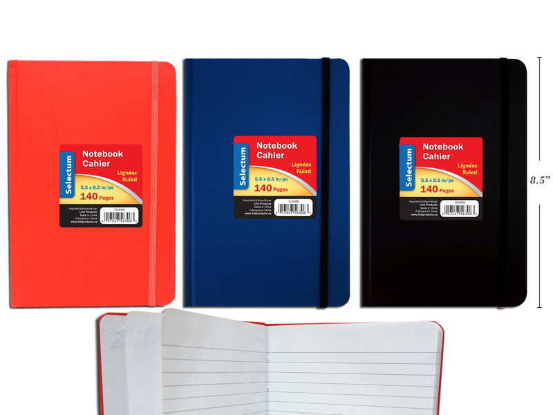 Hard Cover Notebook With Elastic