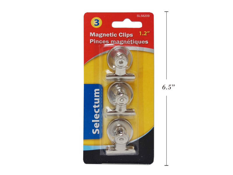 Magnetic Silver Clips 3 Pack