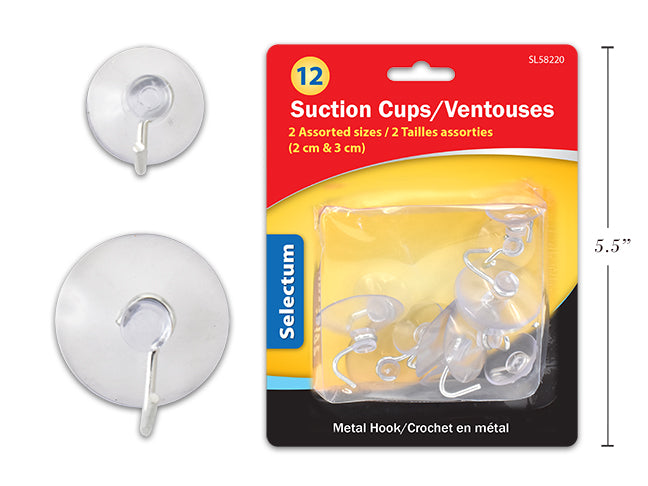 Suction Cups With Metal Hook