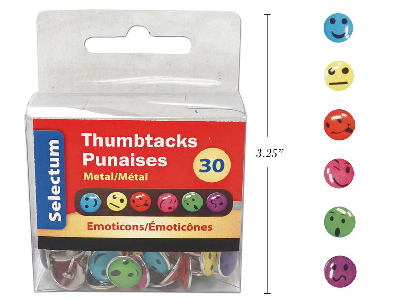 Metal Thumbtacks 30 Pack