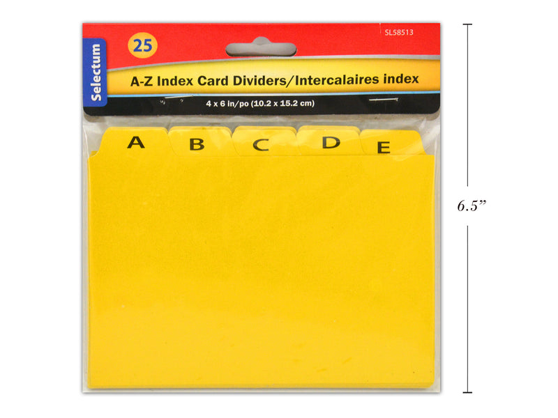 Index Card Dividers Large