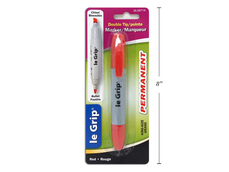 King Size Double Tip Red Permanent Marker