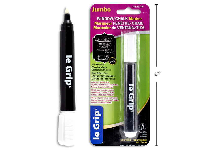 Jumbo White Window Chalk Marker