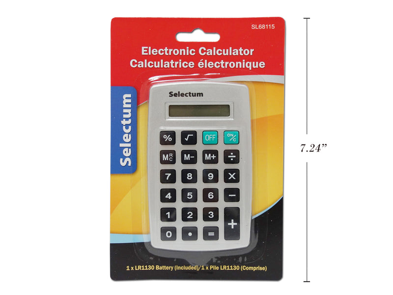 8 Digit Calculator B O Operated